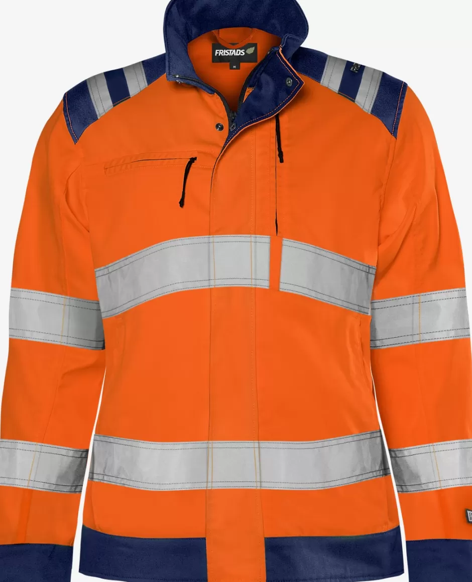 Store Fristads HiVis Green Jakke Kl.3 Dame 4067 GPLU Hi-Vis Orange/Marine - 271