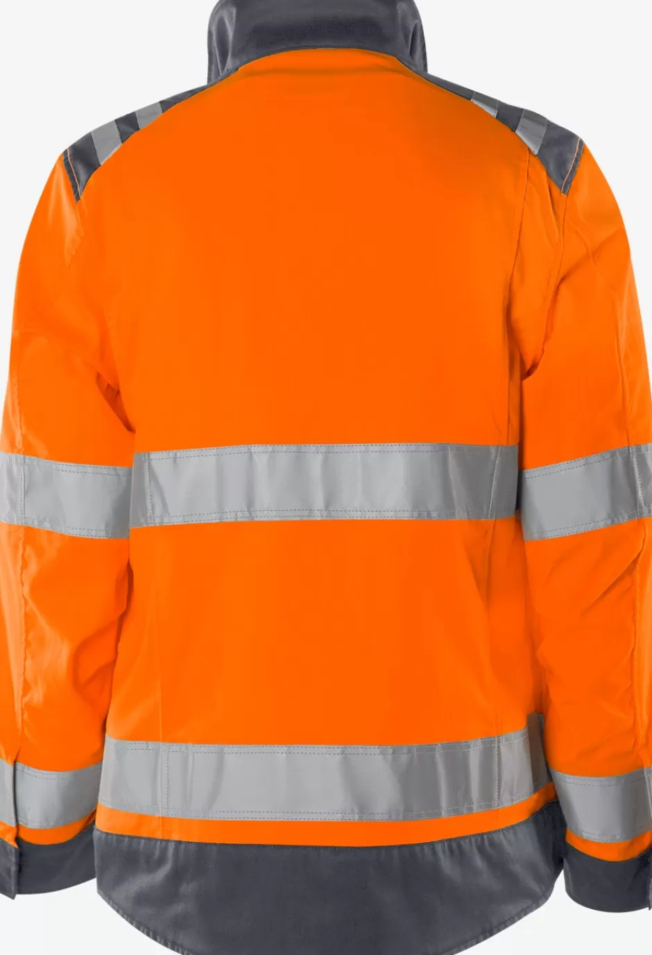 Shop Fristads HiVis Green Jakke Kl.3 Dame 4067 GPLU HiVis Orange/Grå - 286