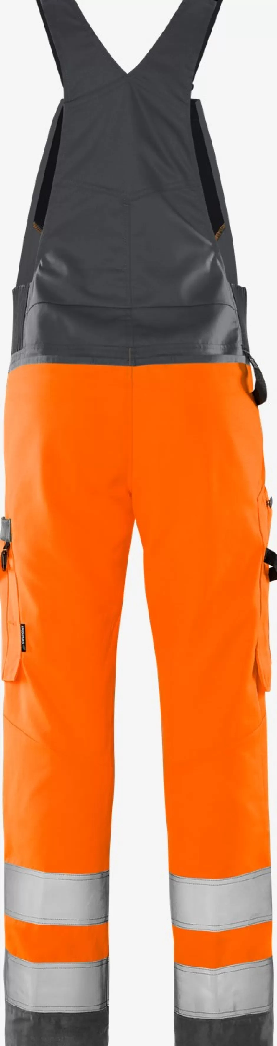 Cheap Fristads HiVis Green Overalls Kl.2 1030 GPLU HiVis Orange/Grå - 286