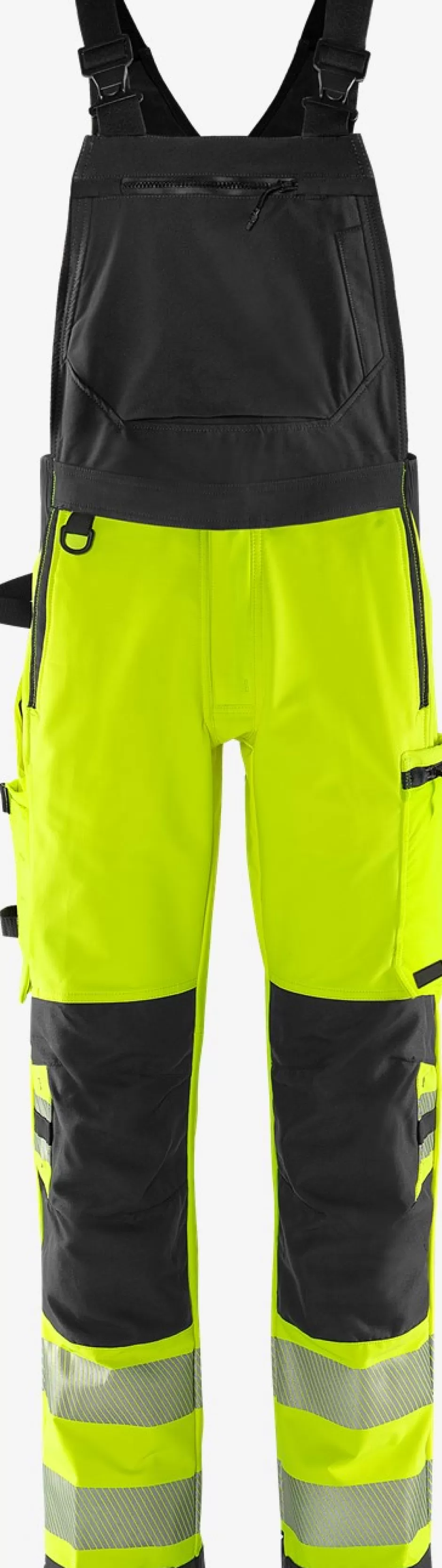 Cheap Fristads HiVis Green Stretch Overalls Klasse 2 1031 GSTP Hi-Vis Gul/Sort - 196