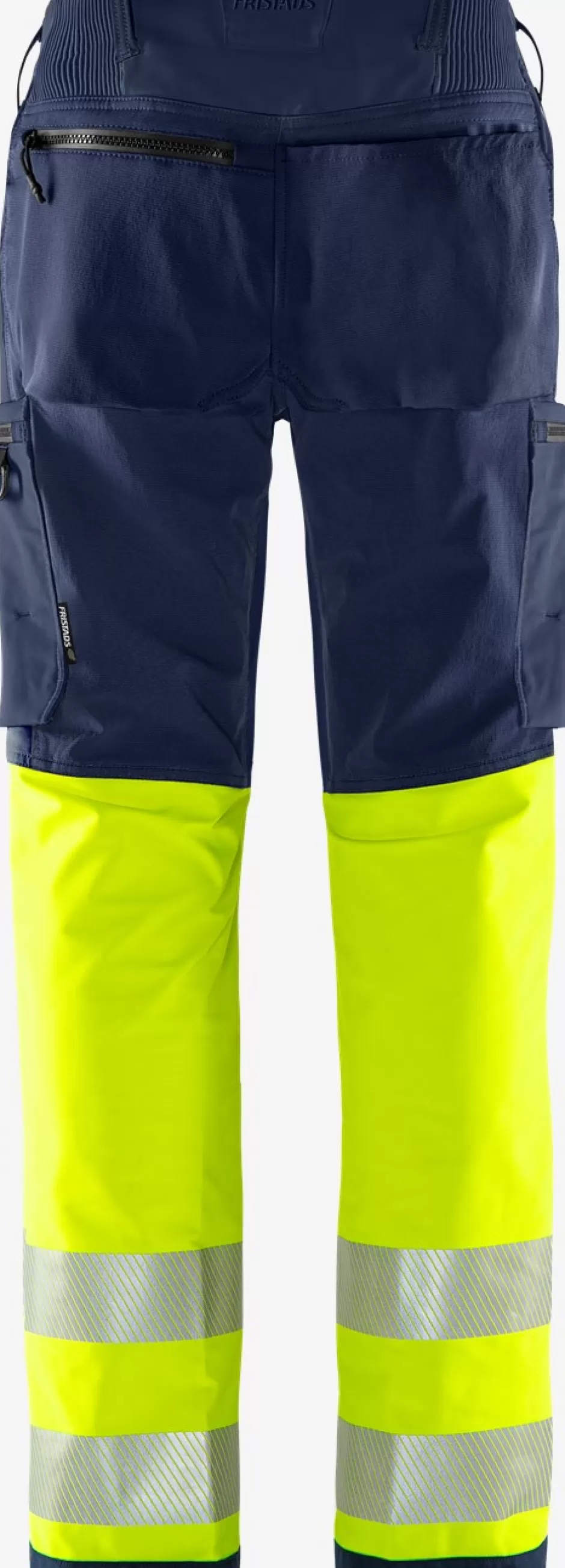 Fashion Fristads HiVis Green Stretchbuks Klasse 1 2647 GSTP Hi-Vis gul/Marine - 171