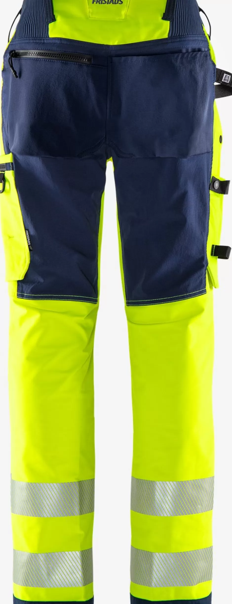 Shop Fristads HiVis Green Stretchbukser Dame Klasse 2 2665 GSTP Hi-Vis gul/Marine - 171