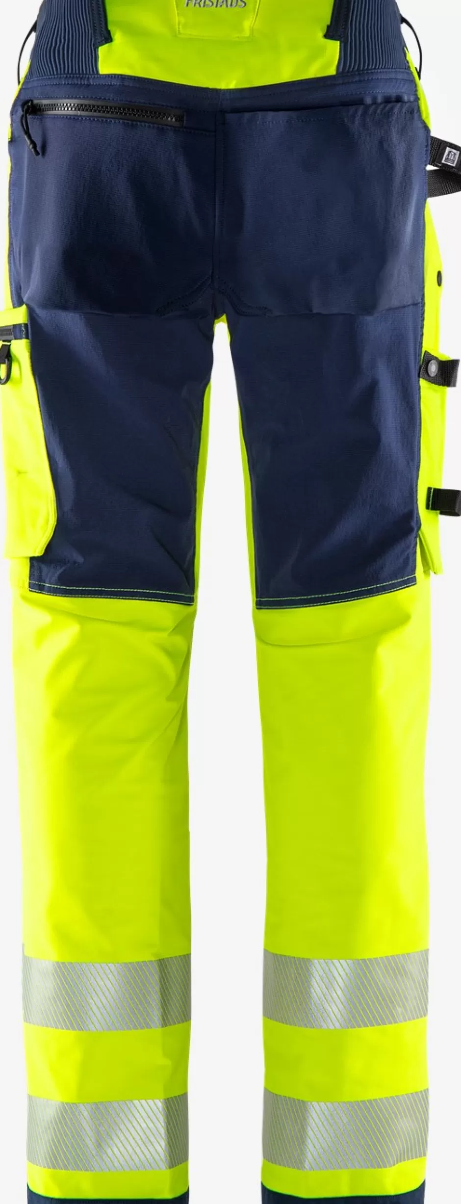 Fashion Fristads HiVis Green Stretchbukser Klasse 2 2645 GSTP Hi-Vis gul/Marine - 171