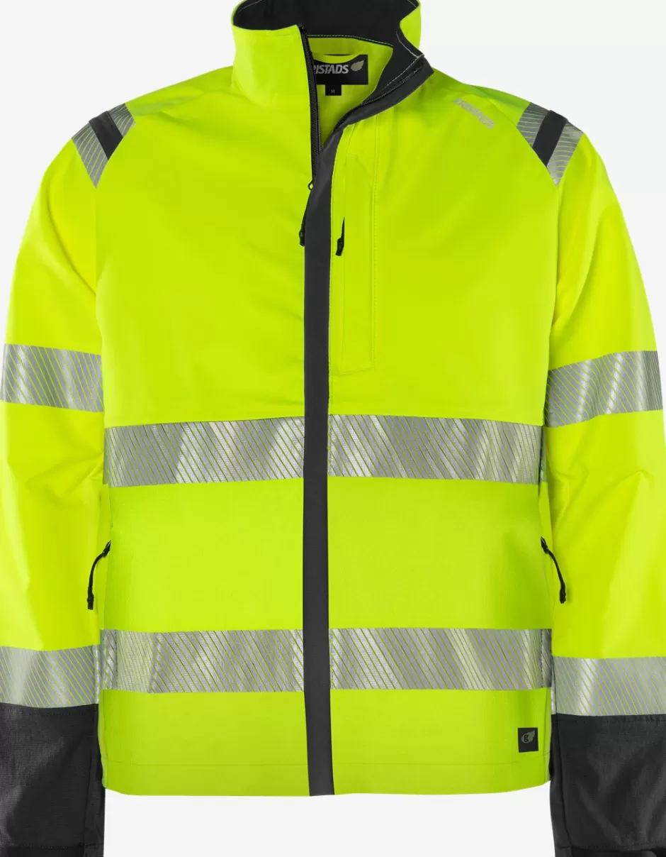 Hot Fristads HiVis Green Stretchjakke Klasse 3 4647 GSTP Hi-Vis Gul/Sort - 196