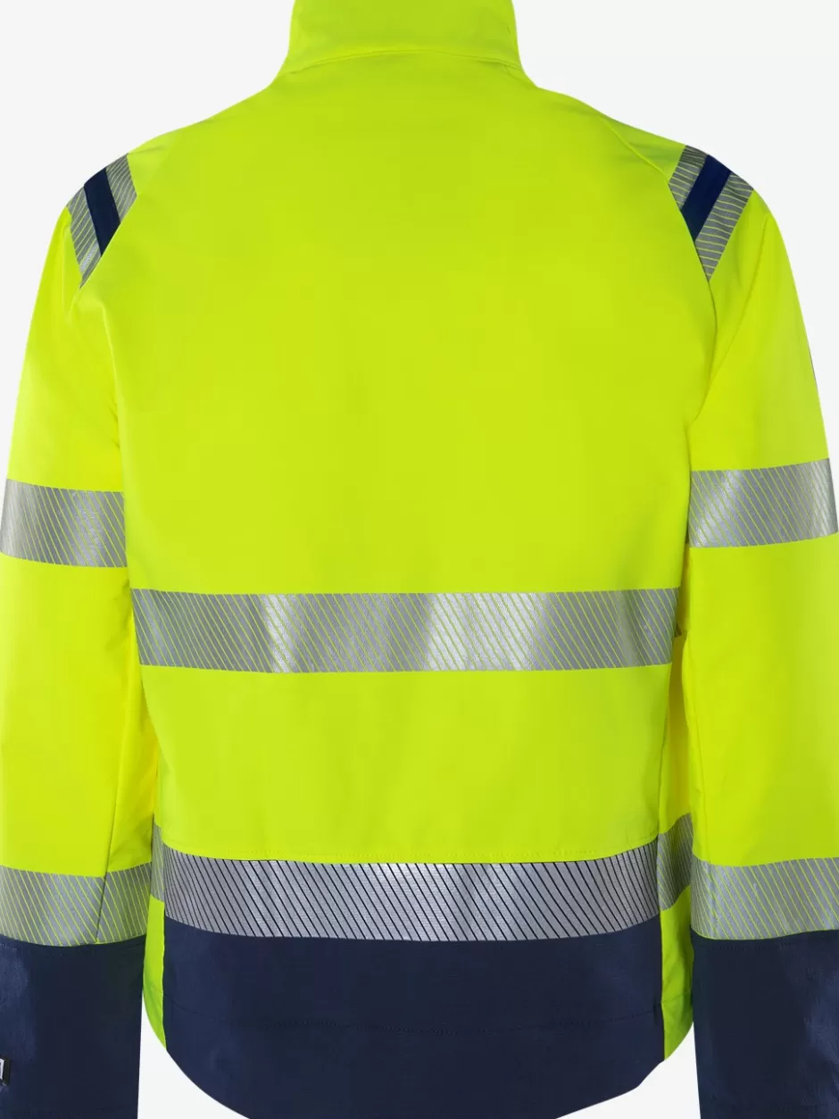 Store Fristads HiVis Green Stretchjakke Klasse 3 4647 GSTP Hi-Vis gul/Marine - 171