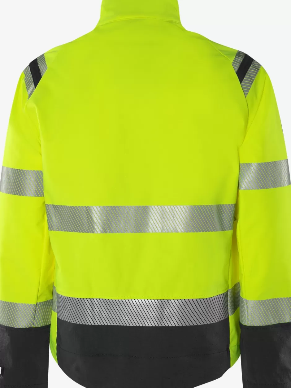 Hot Fristads HiVis Green Stretchjakke Klasse 3 4647 GSTP Hi-Vis Gul/Sort - 196