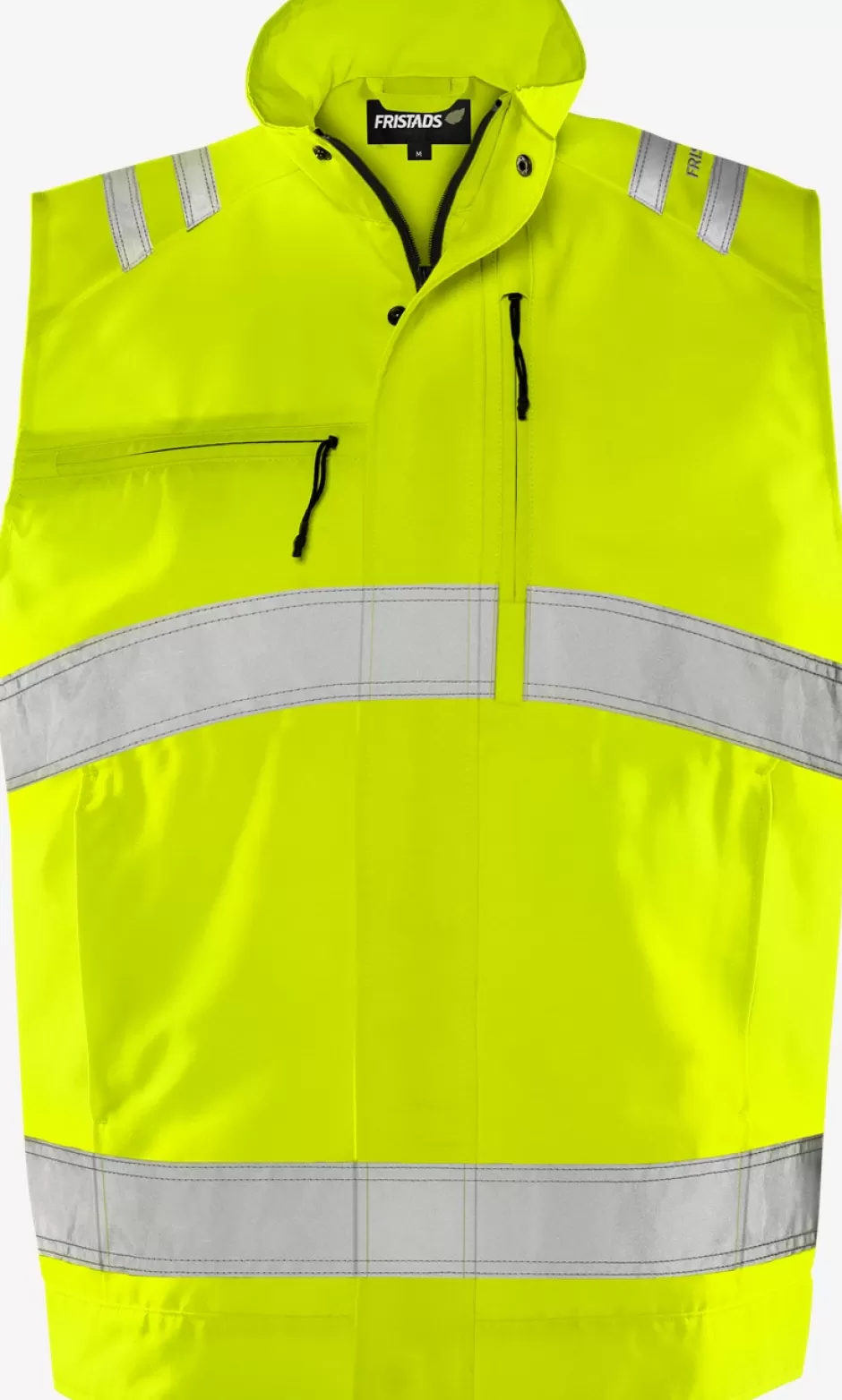 Best Sale Fristads HiVis Green Vest Kl.2 5067 GPLU Hi-Vis gul - 130