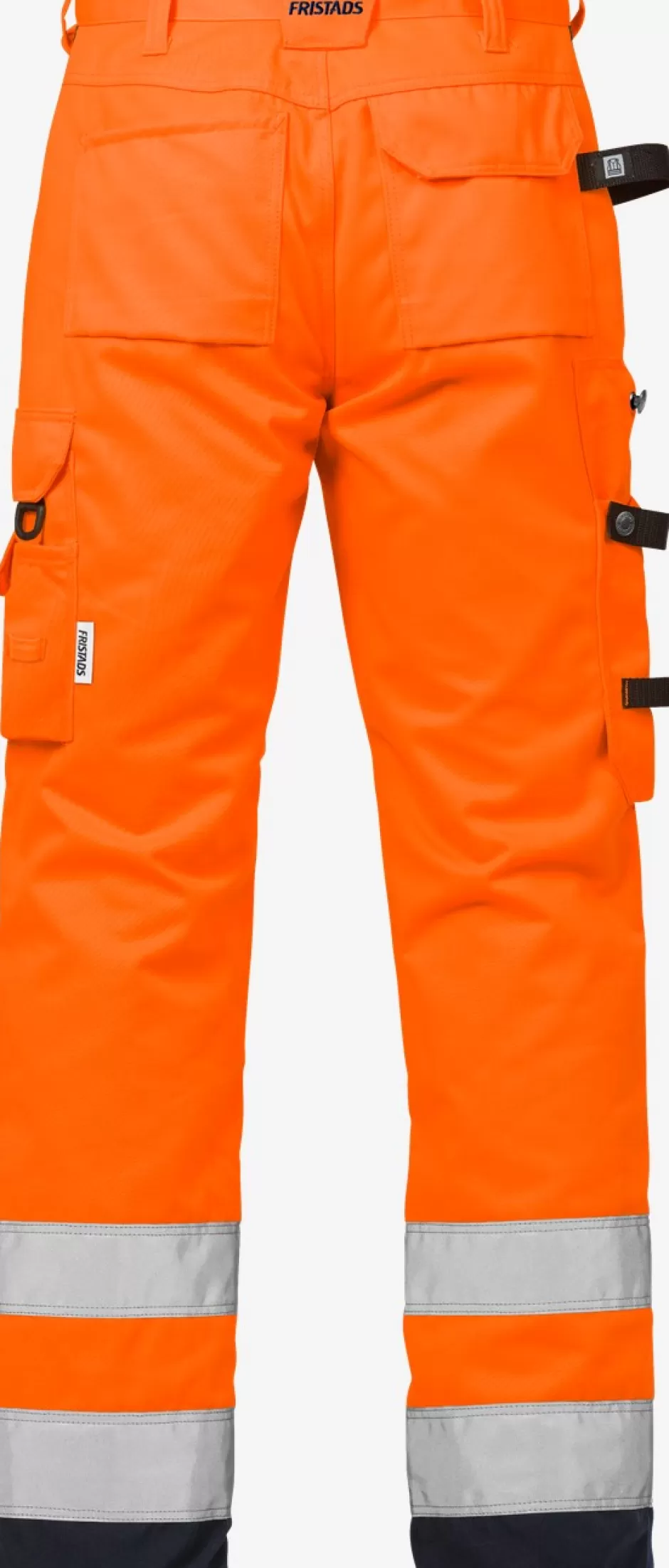 New Fristads HiVis Håndværkerbukser Dame Kl.2 2125 Hi-Vis Orange/Marine - 271