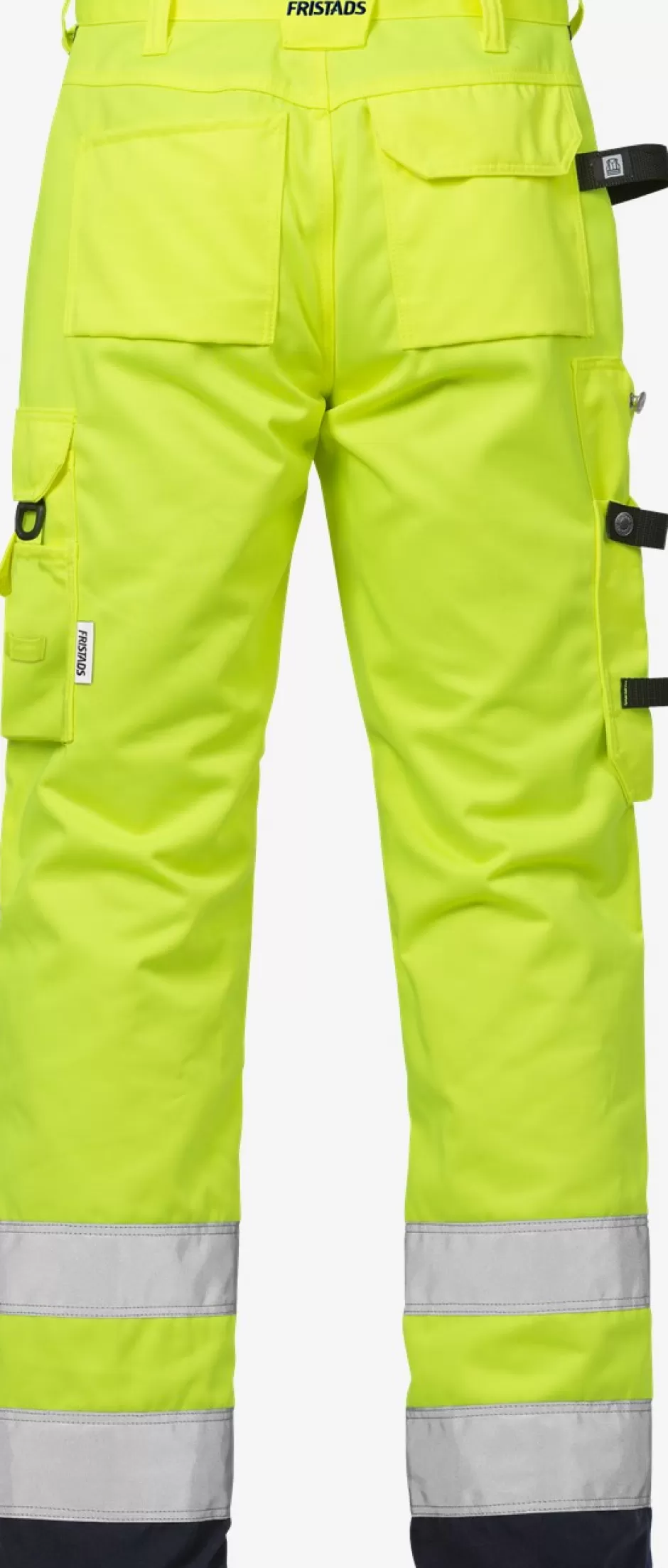 Hot Fristads HiVis Håndværkerbukser Dame Kl.2 2125 Hi-Vis gul/Marine - 171