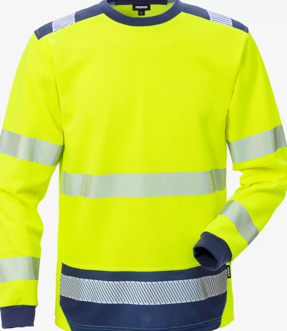 Flash Sale Fristads Hi-Vis Langærmet T-shirt Kl 3 7724 THV Hi-Vis gul/Marine - 171