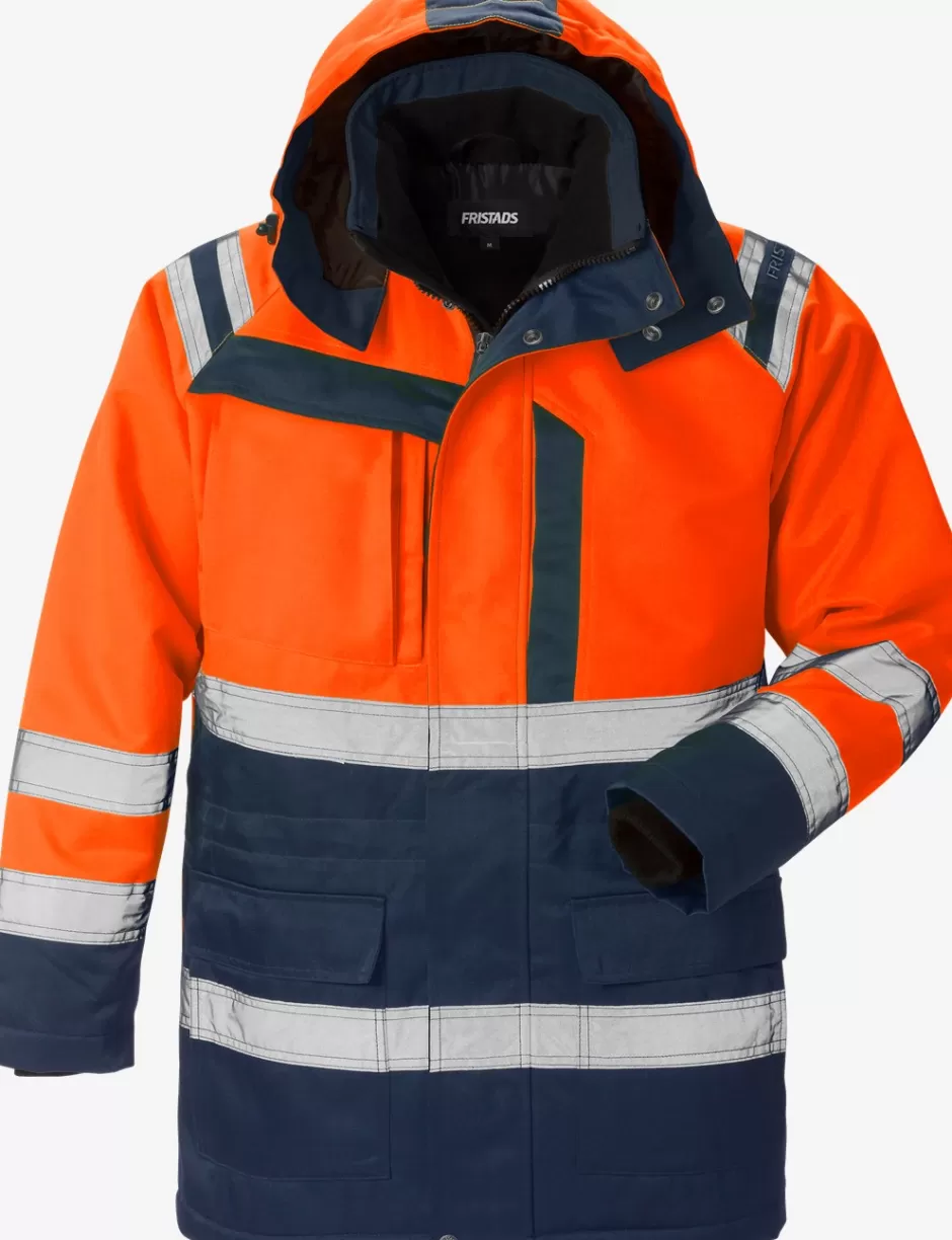 Best Fristads HiVis Parkajakke Kl.3 4042 Hi-Vis Orange/Marine - 271