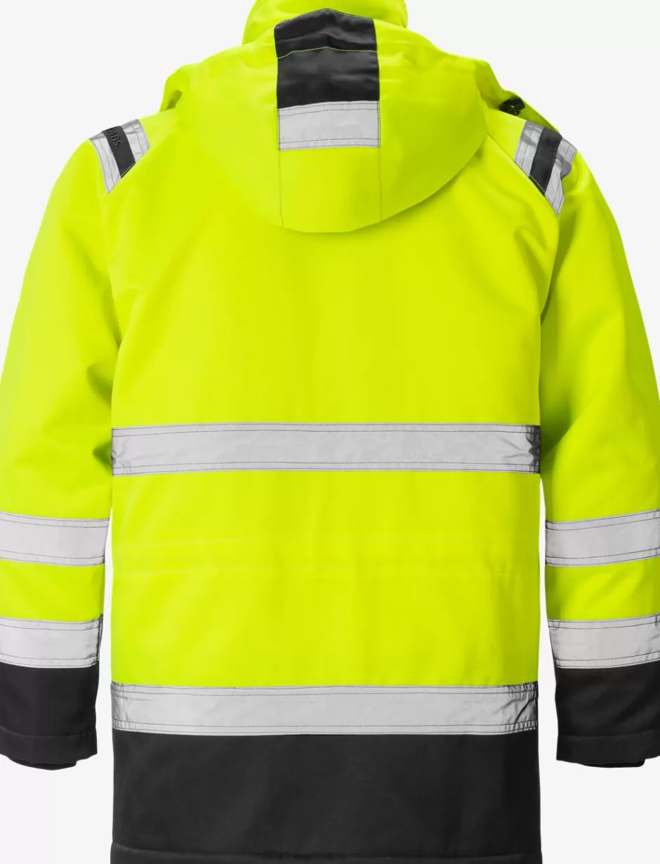 Store Fristads HiVis Parkajakke Kl.3 4042 Hi-Vis Gul/Sort - 196