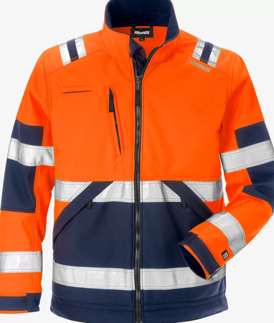 Store Fristads HiVis Softshelljakke Kl.2 4083 Hi-Vis Orange/Marine - 271