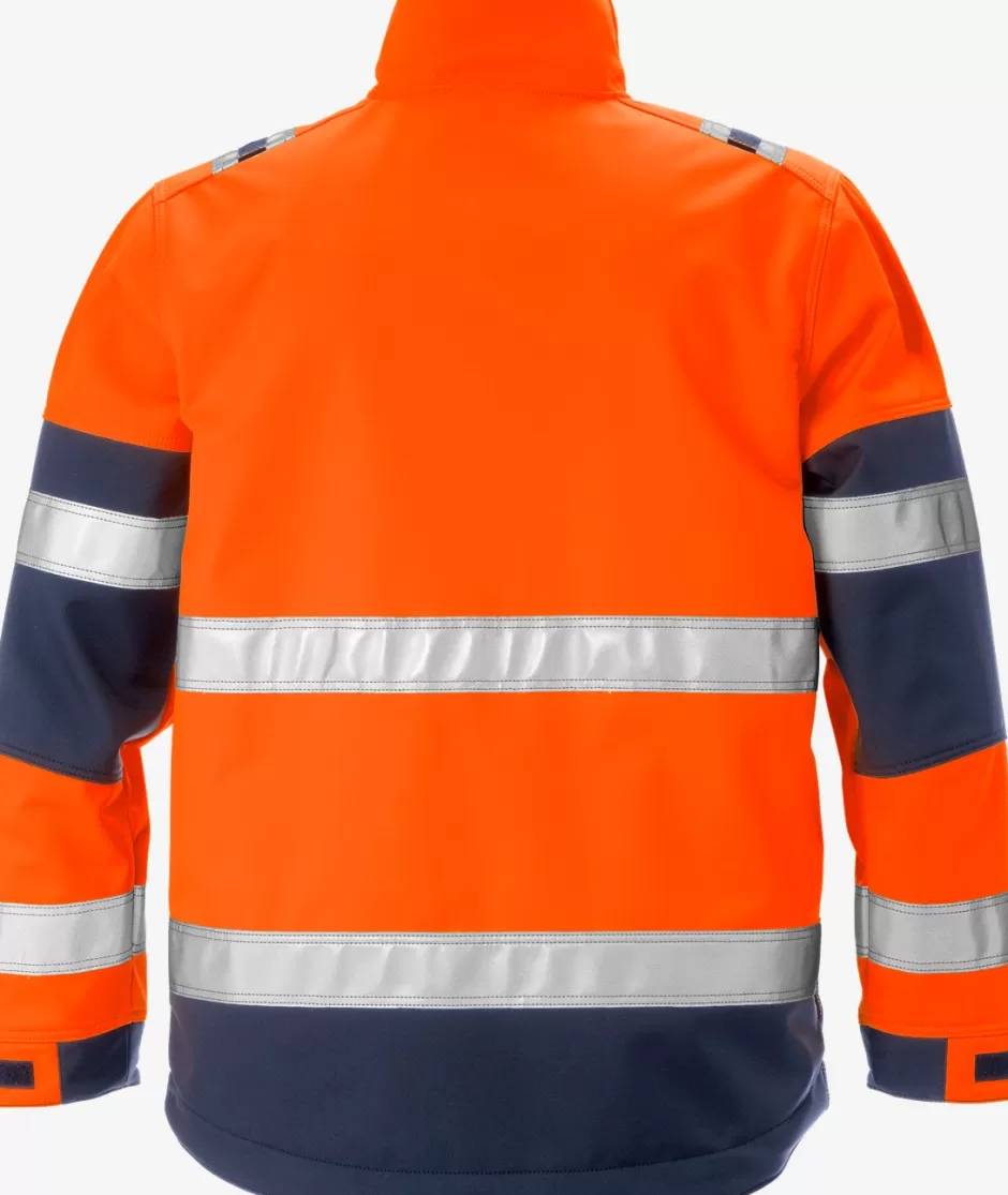 Store Fristads HiVis Softshelljakke Kl.2 4083 Hi-Vis Orange/Marine - 271