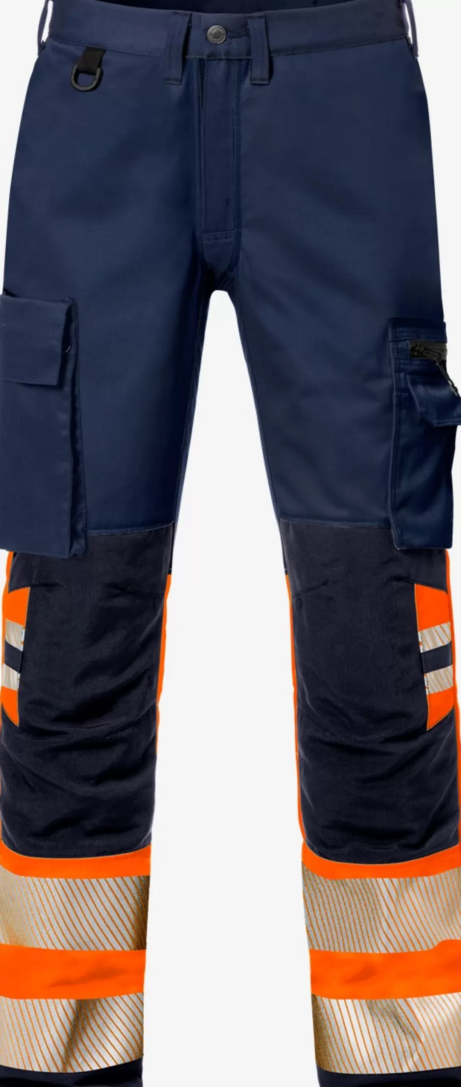 Sale Fristads HiVis Stretchbukser Kl 1 2705 Hi-Vis Orange/Marine - 271