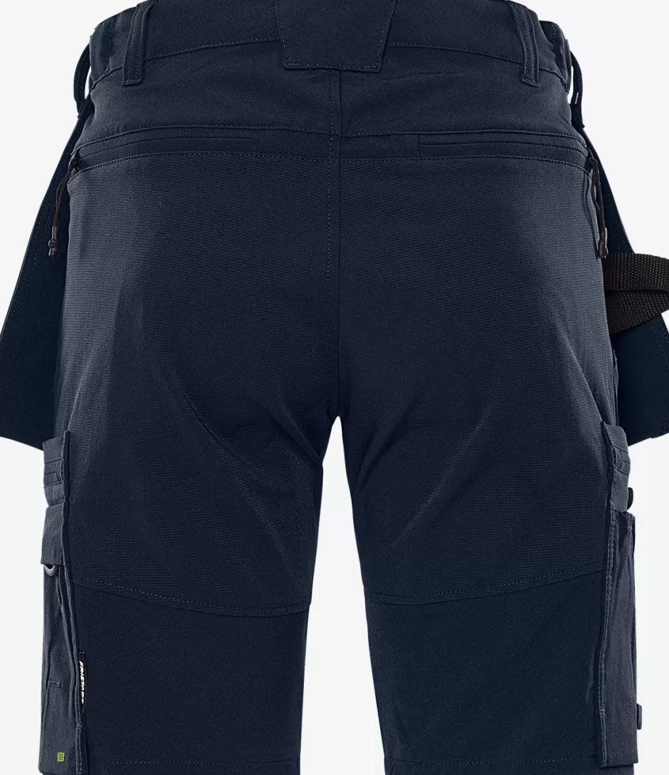 New Fristads Håndværker Stretch Shorts 2598 LWS Mørk Marine - 544