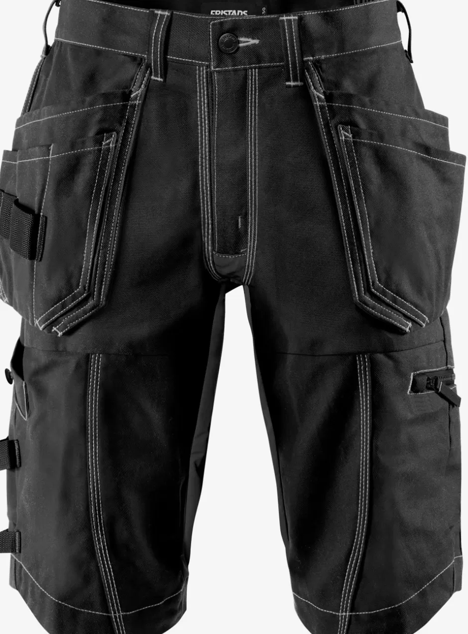 Online Fristads Håndværker Stretch Shorts 2607 FASG Sort - 940