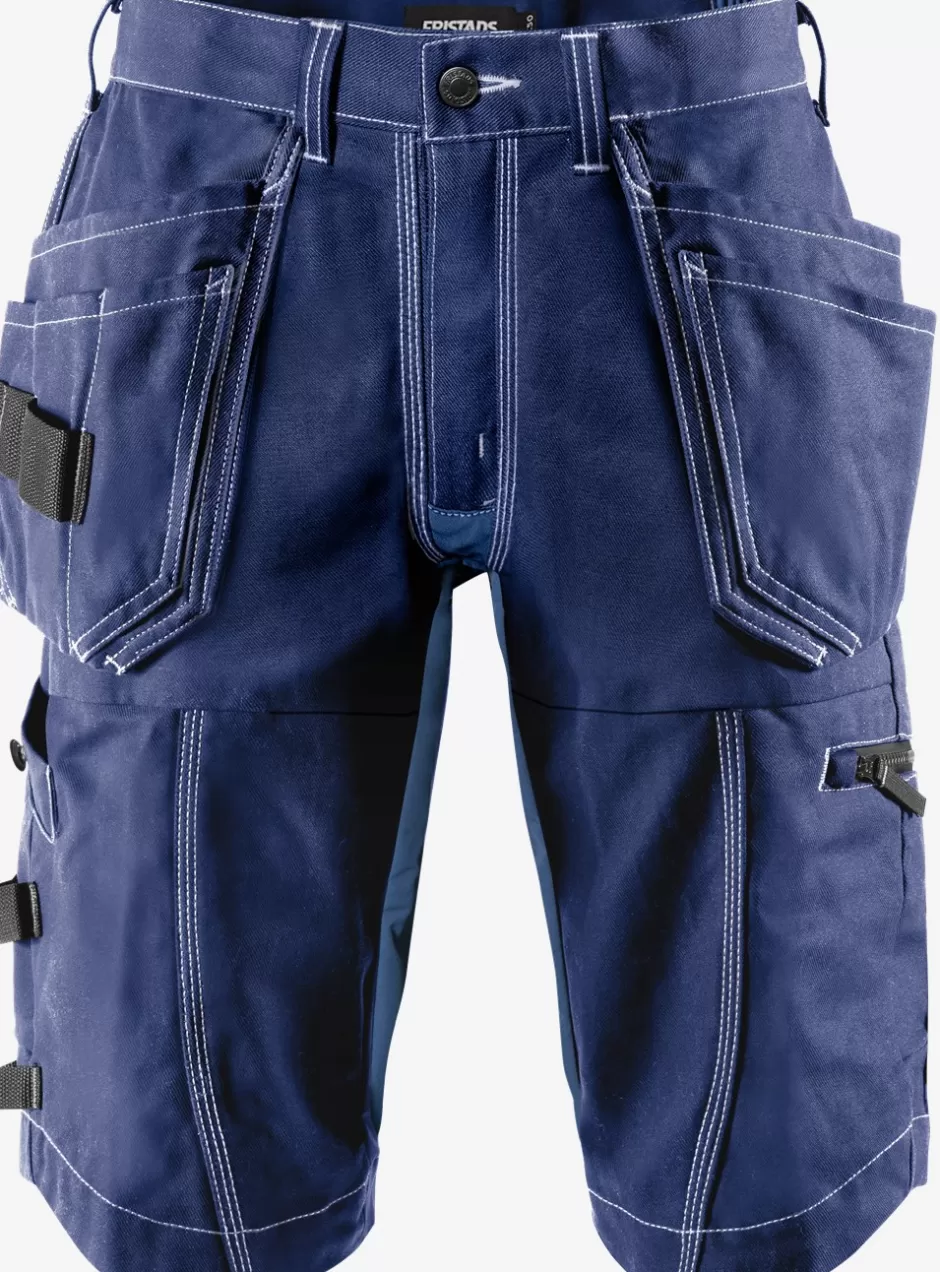 Online Fristads Håndværker Stretch Shorts 2607 FASG Marine - 541