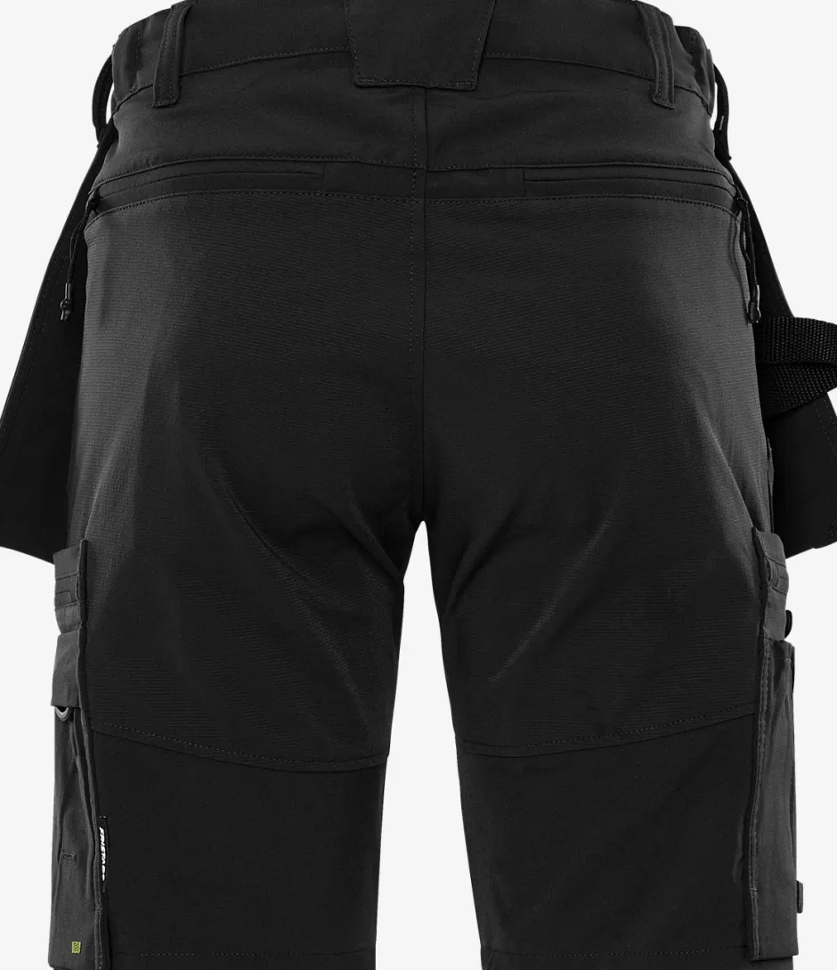 Store Fristads Håndværker Stretch Shorts Dame 2601 GLWS Sort - 940