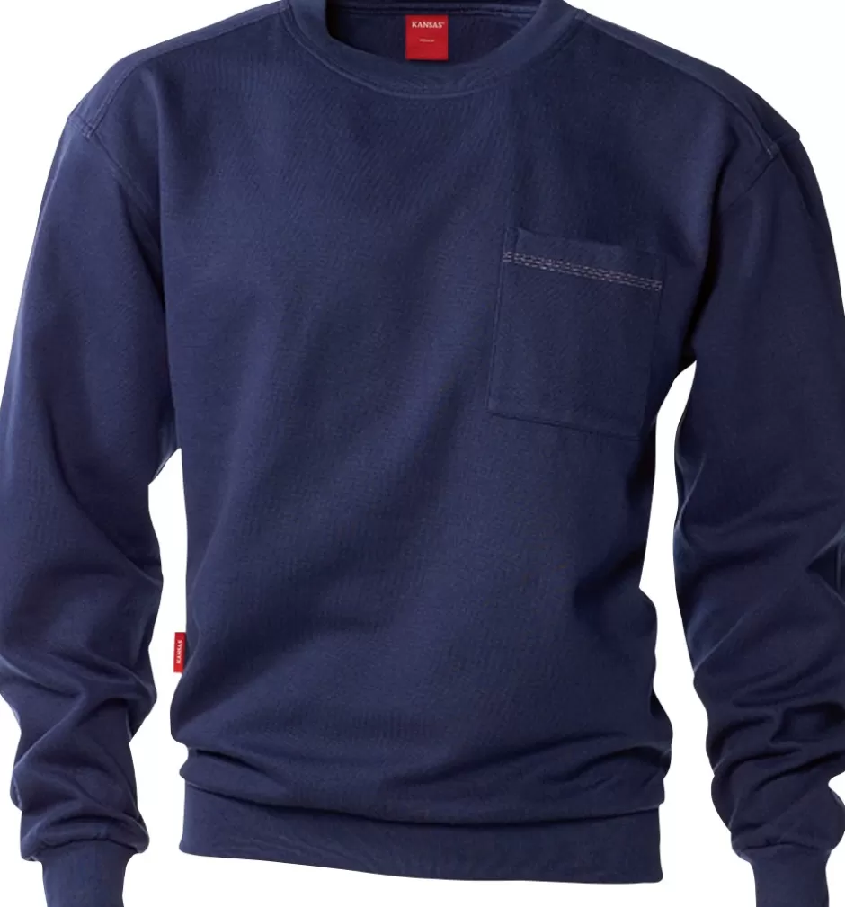 Online Fristads Match Sweatshirt Mørk Marine - 540