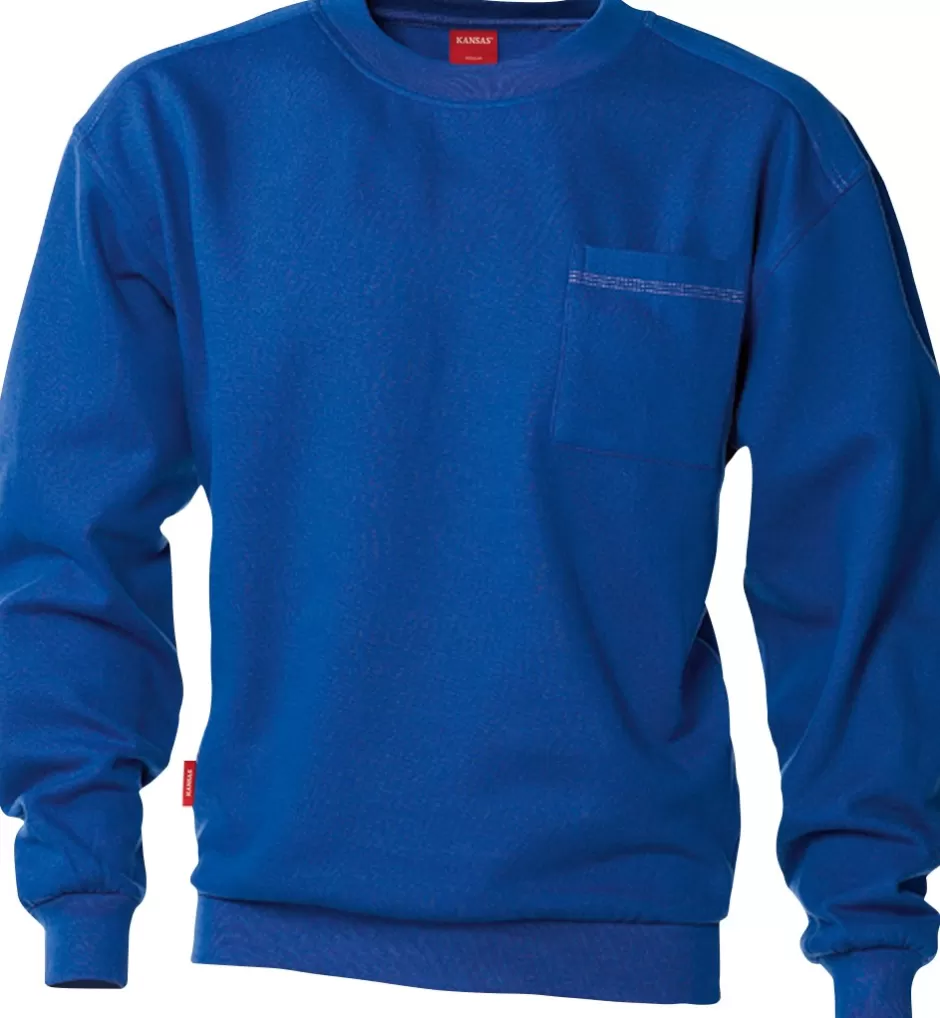 Fashion Fristads Match Sweatshirt Kongeblå - 530