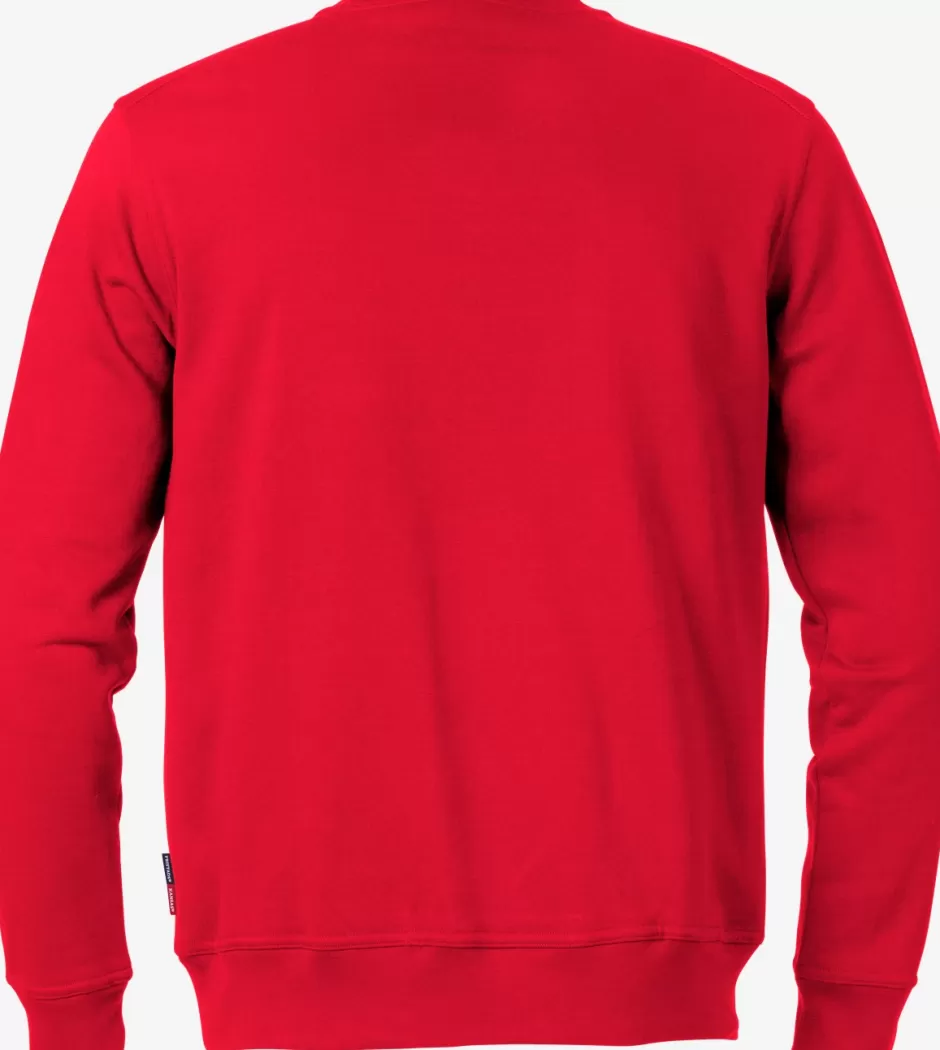 Sale Fristads Match Sweatshirt Rød - 331