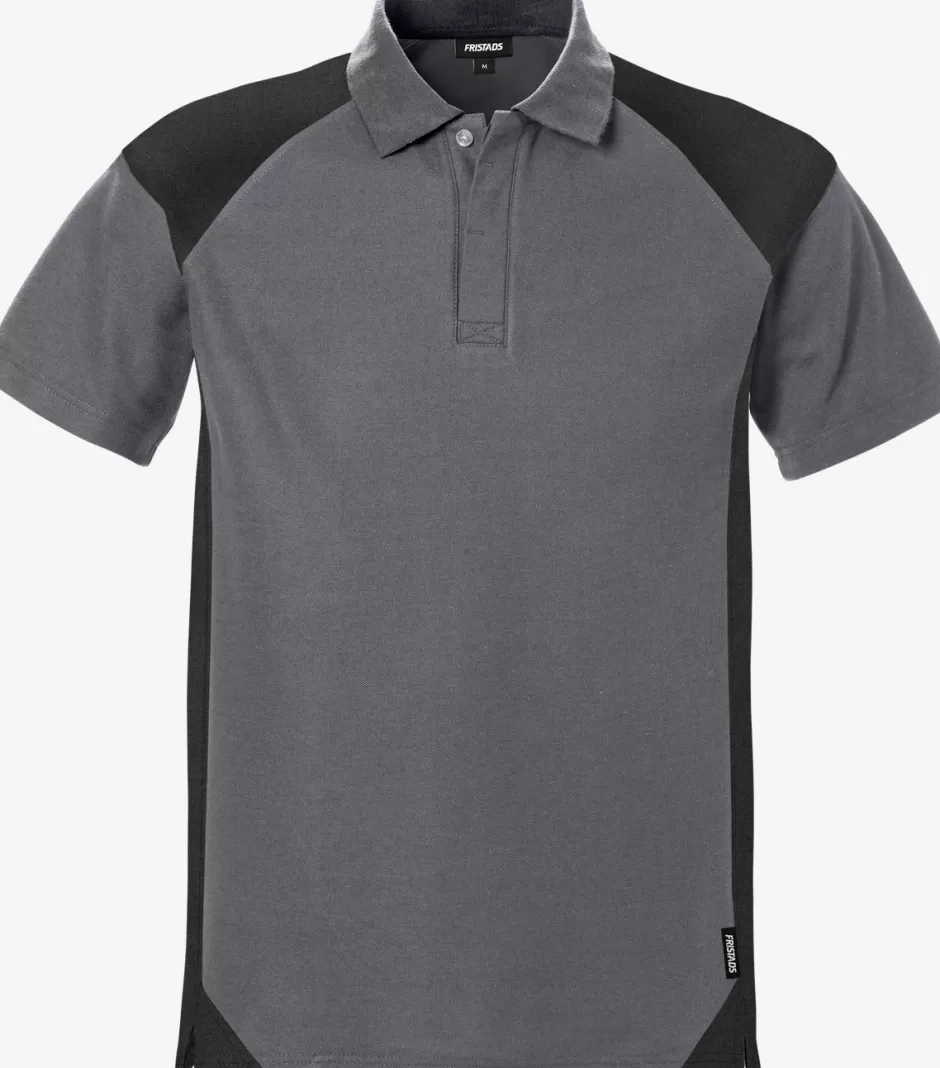 Store Fristads Poloshirt, Image Grå/Sort - 896