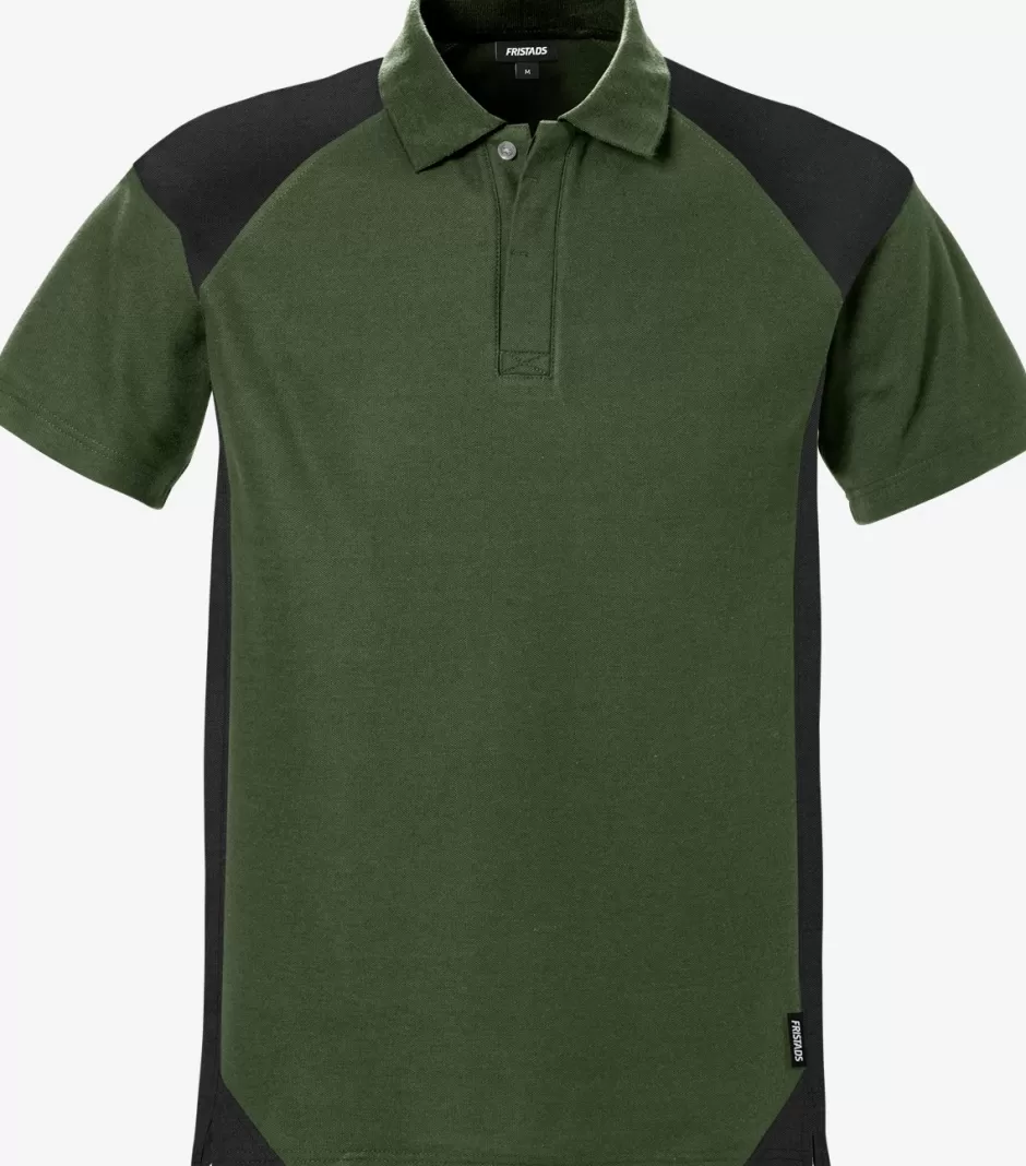 Store Fristads Poloshirt, Image Armygrøn/Sort - 796