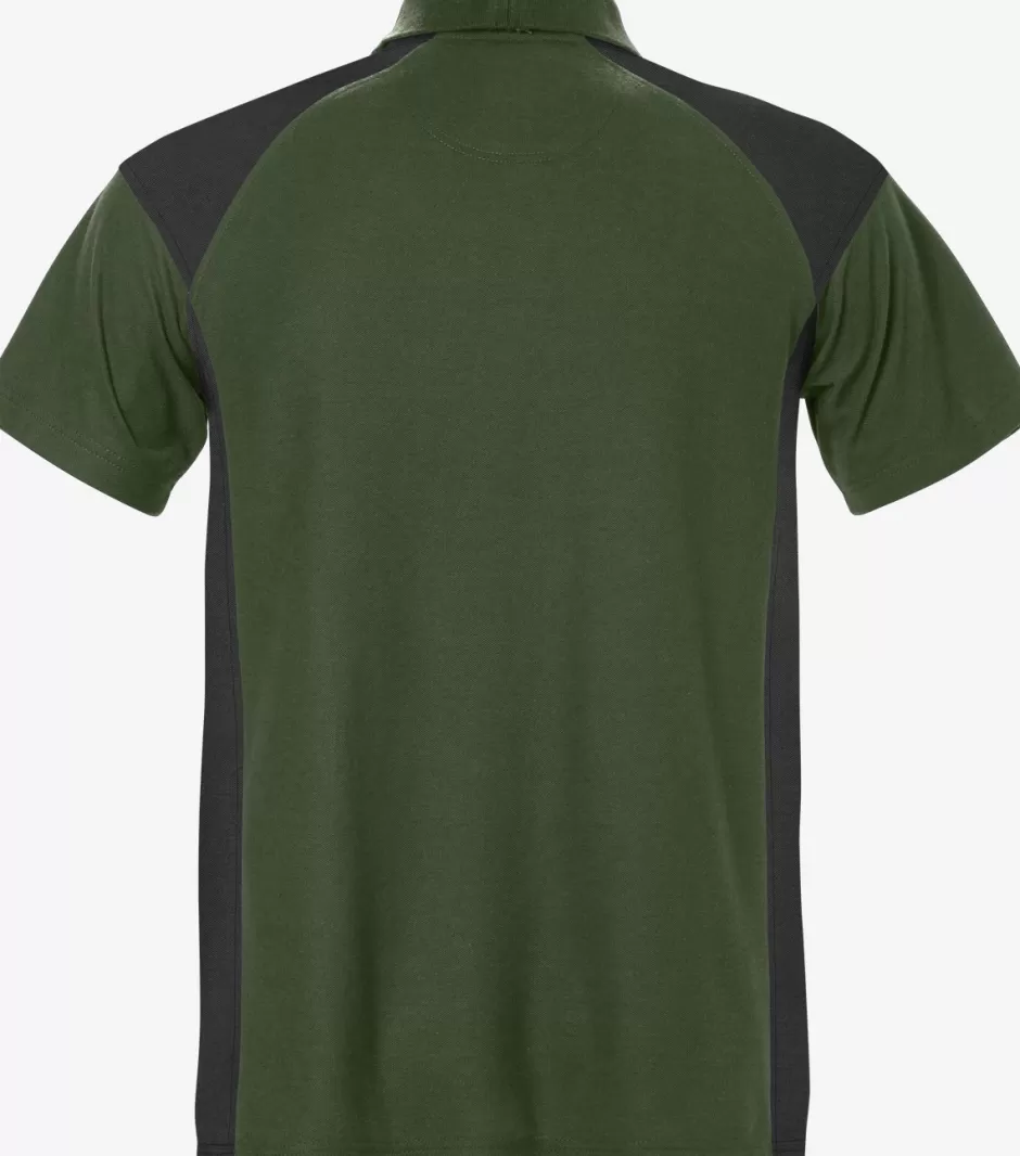 Store Fristads Poloshirt, Image Armygrøn/Sort - 796