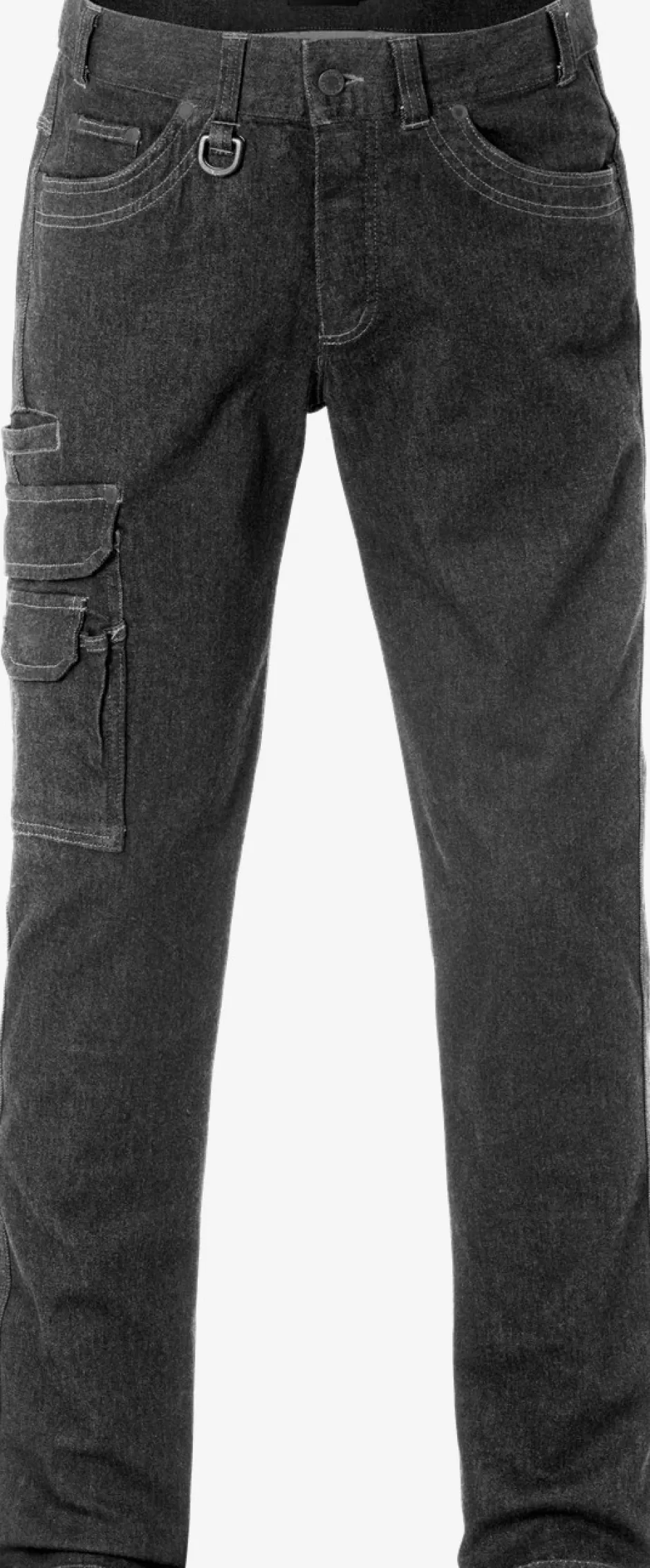 Outlet Fristads Service Denim Stretch Bukser 2501 Sort - 940