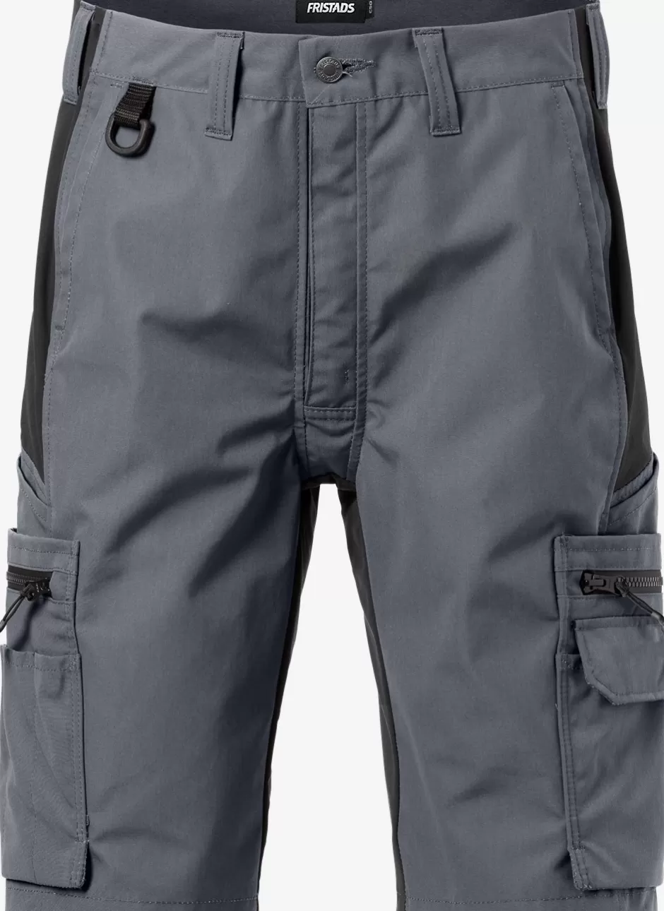 New Fristads Service Stretchshorts 2702 PLW Grå/Sort - 896