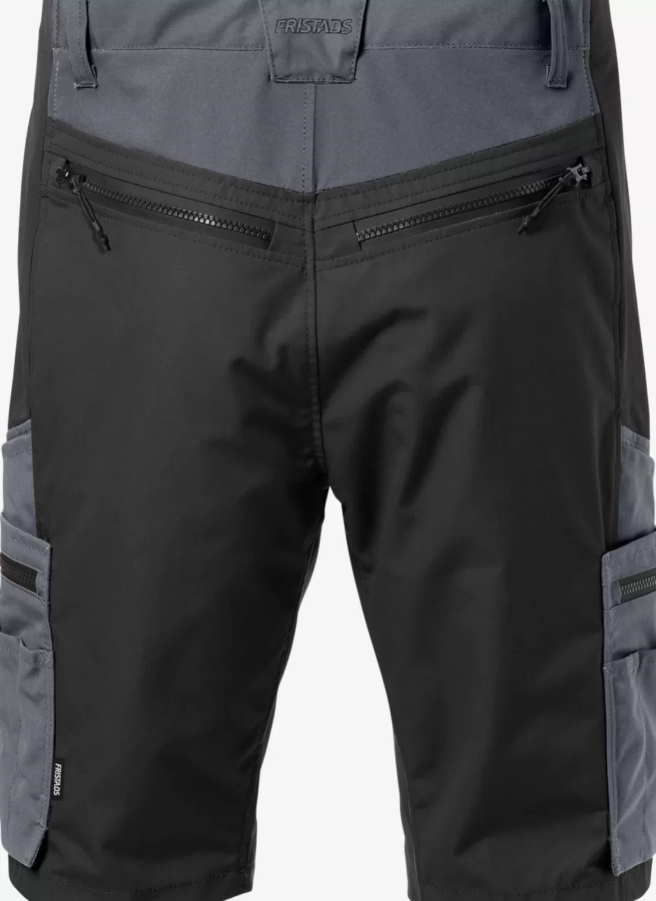 New Fristads Service Stretchshorts 2702 PLW Grå/Sort - 896