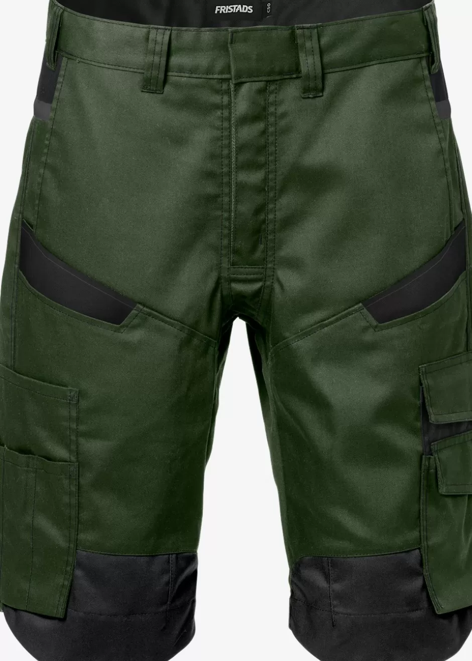 Outlet Fristads Shorts 2562 Armygrøn/Sort - 796