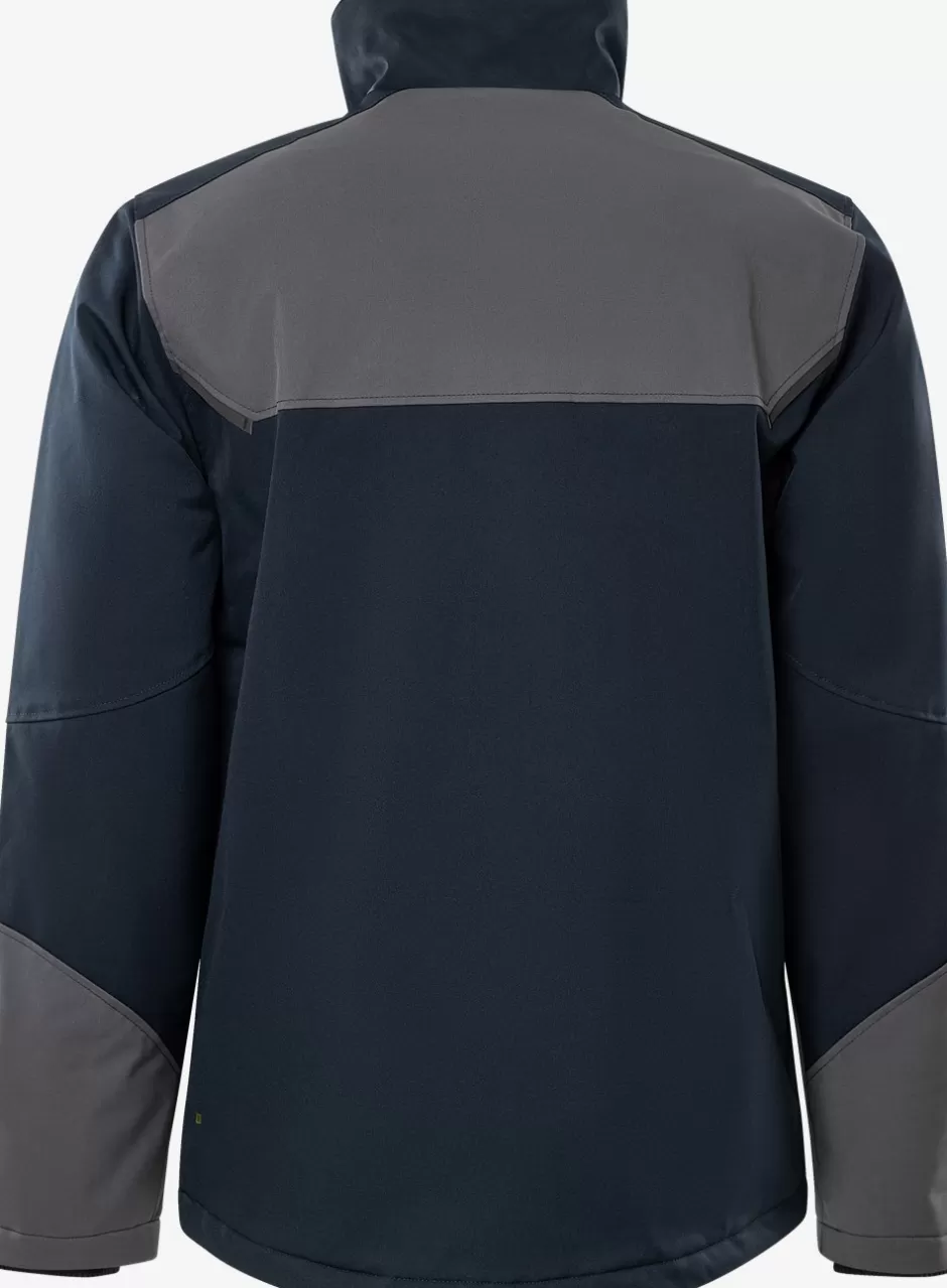 Sale Fristads Softshell Stretchvinterjakke 4931 GSW Mørk Marine/Grå - 587