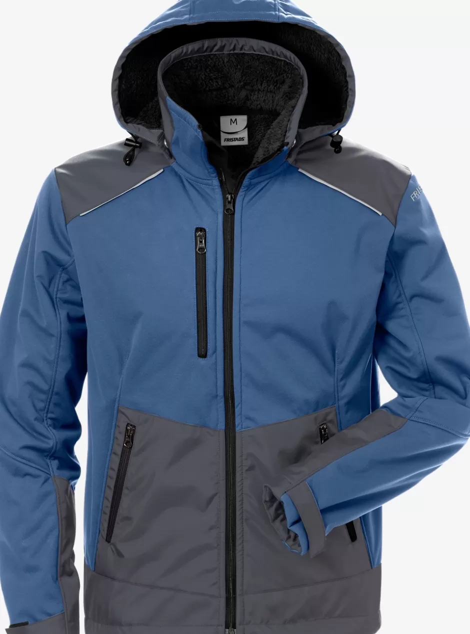 Cheap Fristads Stretch Softshell Vinterjakke 4060 CFJ Blå/Grå - 588