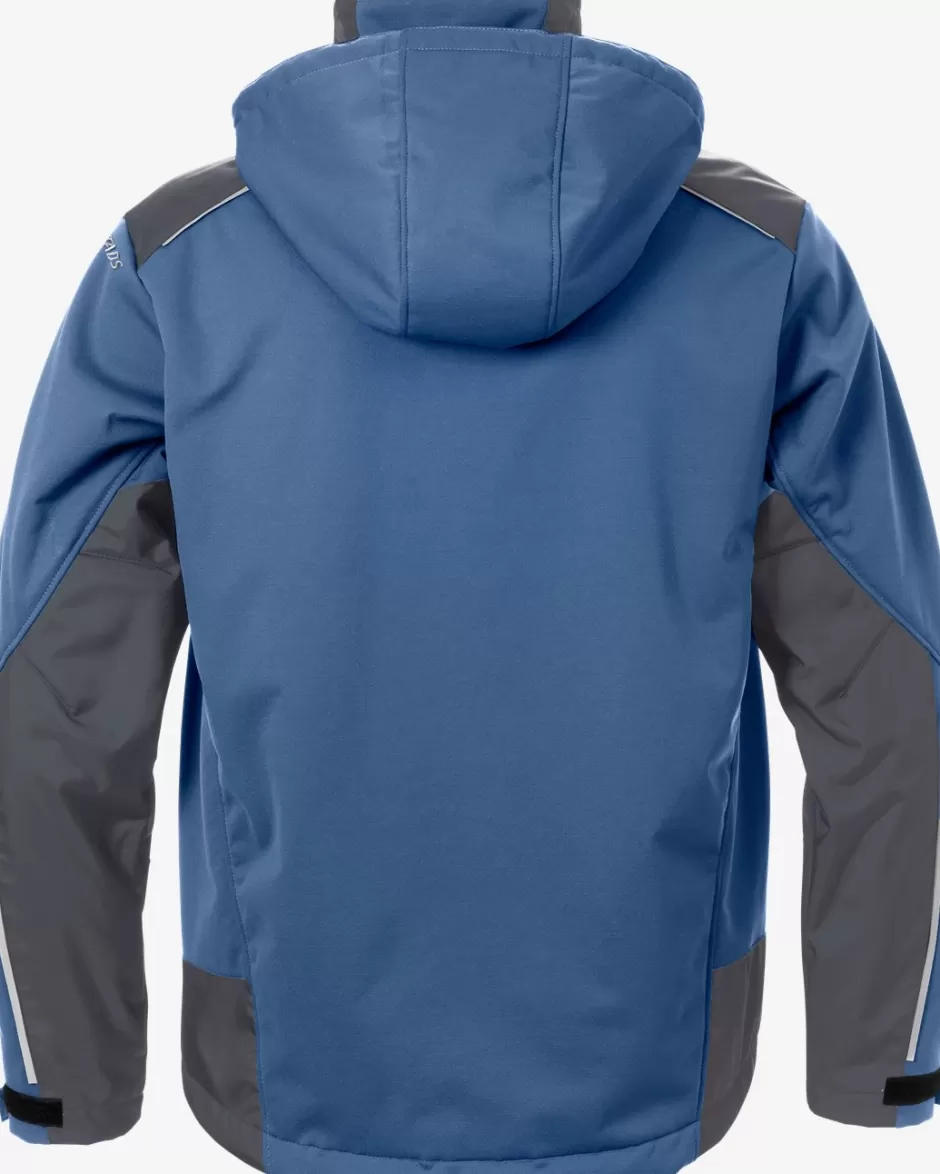 Cheap Fristads Stretch Softshell Vinterjakke 4060 CFJ Blå/Grå - 588