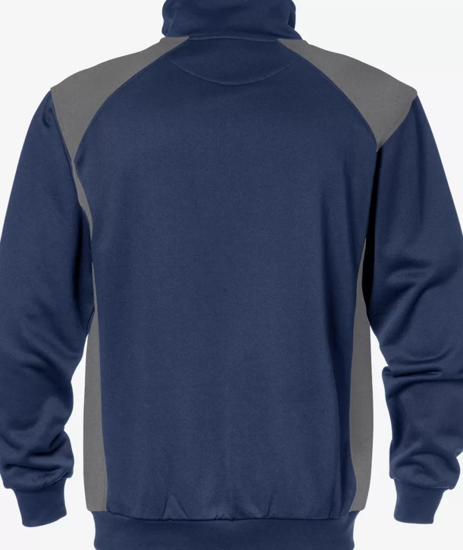 Shop Fristads Sweatshirt 7048 Marine/Grå - 586