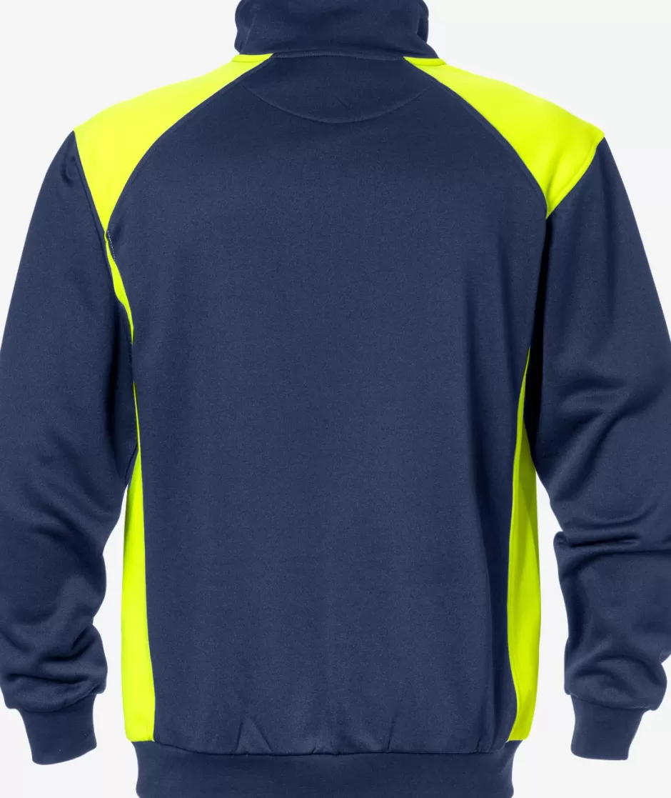 Flash Sale Fristads Sweatshirt 7048 Marine/Hi-Vis gul - 556