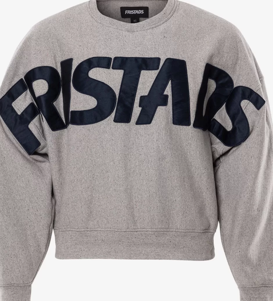 Online Fristads Sweatshirt Close The Loop Med Logo 7851 CLS Gråmeleret - 910