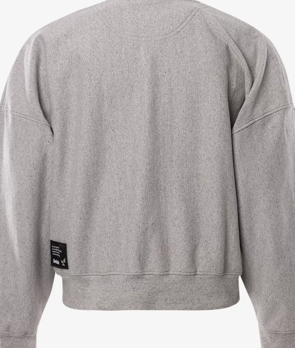 Online Fristads Sweatshirt Close The Loop Med Logo 7851 CLS Gråmeleret - 910