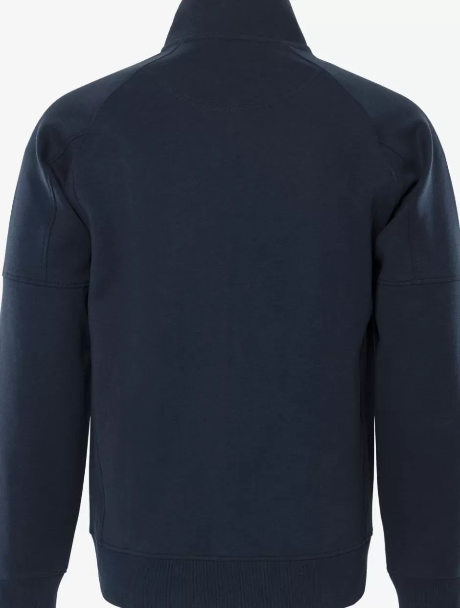 Cheap Fristads SWEATSHIRT-JAKKE 7830 GKI Mørk Marine - 544