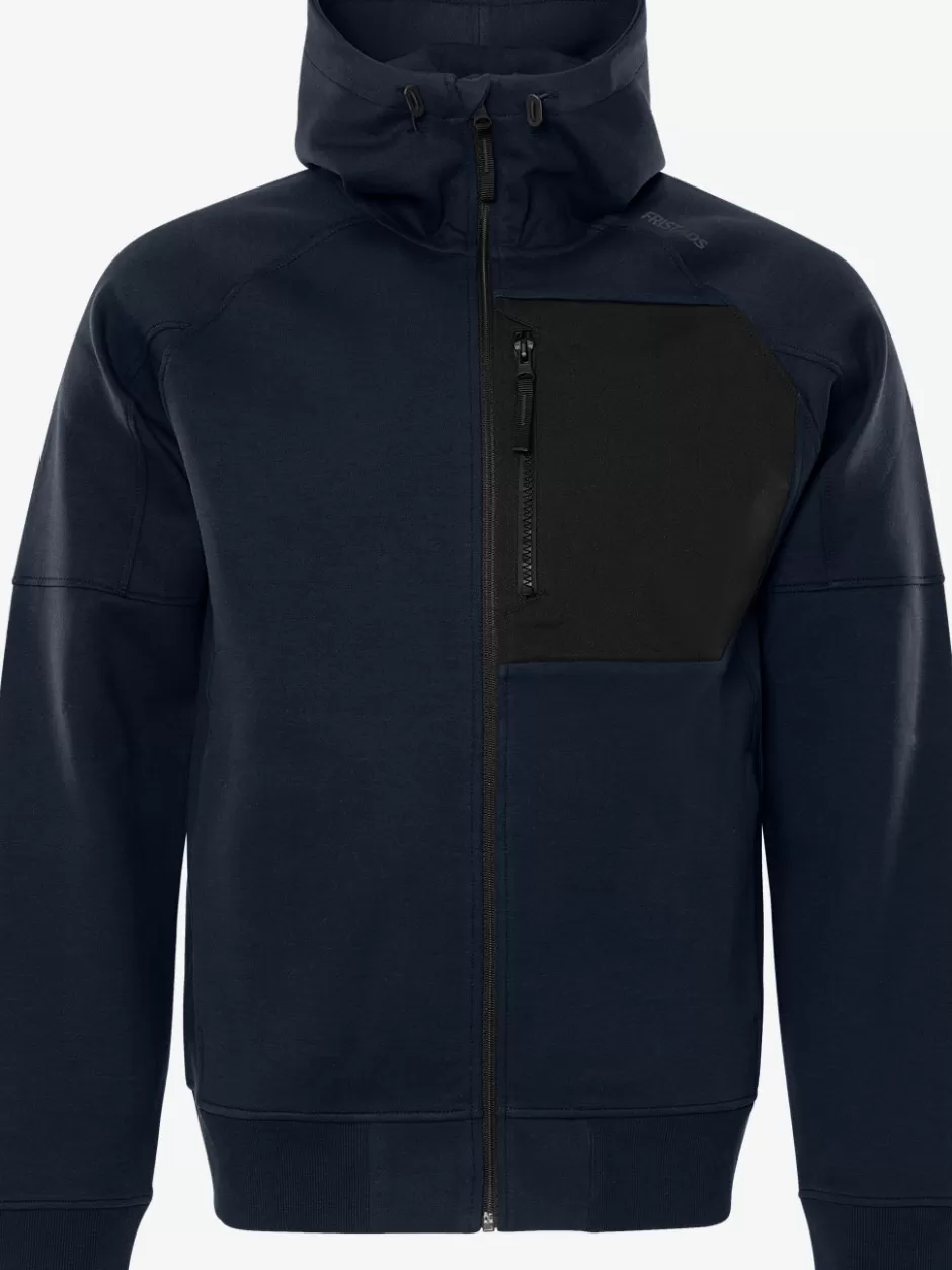 Flash Sale Fristads SWEATSHIRT-JAKKE MED HÆTTE 7831 GKI Mørk Marine - 544